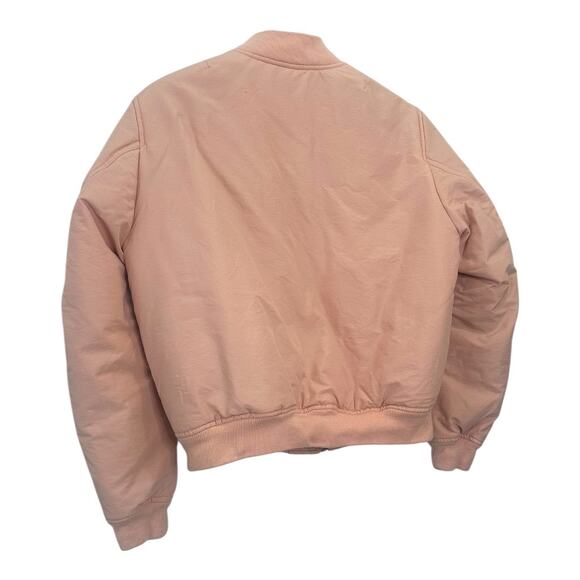 Love Moschino Pink Bomber Jacket with Heart Patch Size 4 - Picture 10 of 13